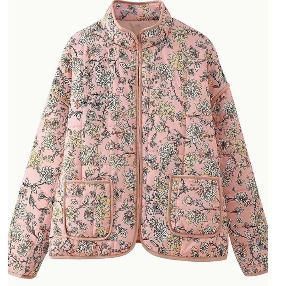 1 LEFT ! Boho FLORAL Jacket